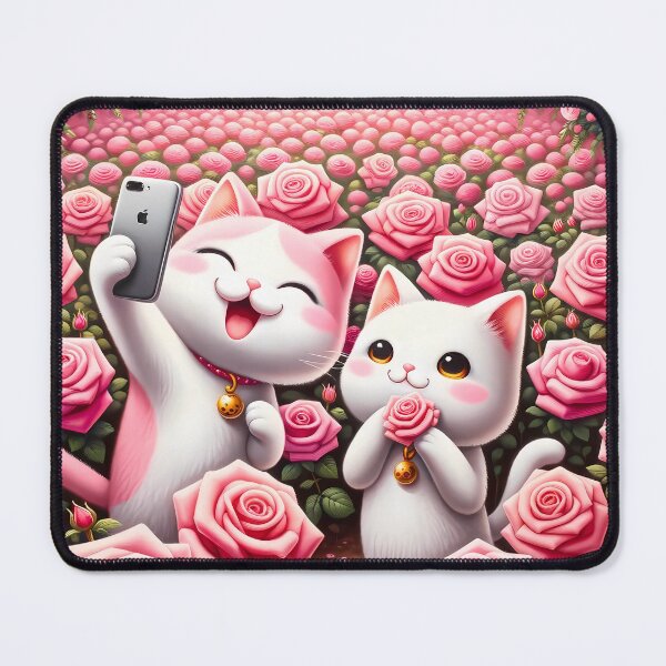 Item preview, Pink Cats: Rose Garden Memories designed and sold by Italianthings.