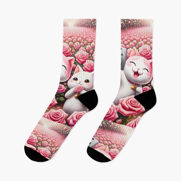 Item preview, Gatos rosados: recuerdos del jardín de rosas designed and sold by Italianthings.