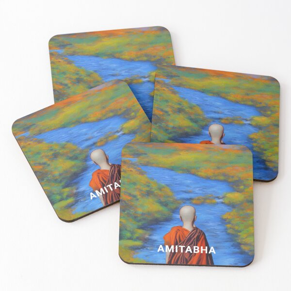 Item preview, Amitabha Buddhist Monk Landscape designed and sold by Paleo5135.