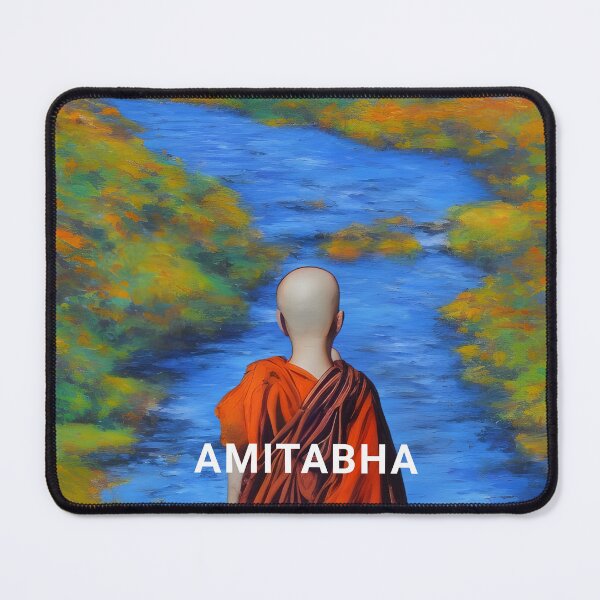 Item preview, Amitabha Buddhist Monk Landscape designed and sold by Paleo5135.