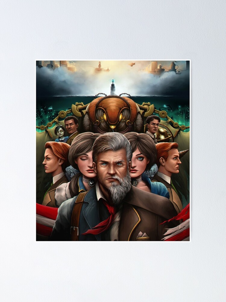 Bioshock Infinite - 2 Worlds Poster by mateliste