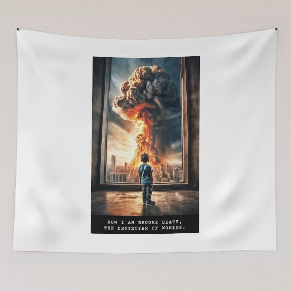 Item preview, Now I am become Death, the destroyer of worlds designed and sold by CraftingCroco.