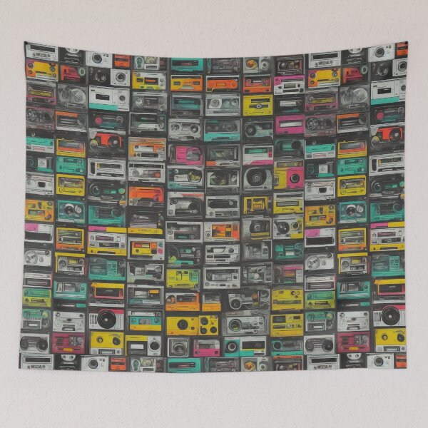 Item preview, Cassette tape on T-shirt designed and sold by PatDoArt.
