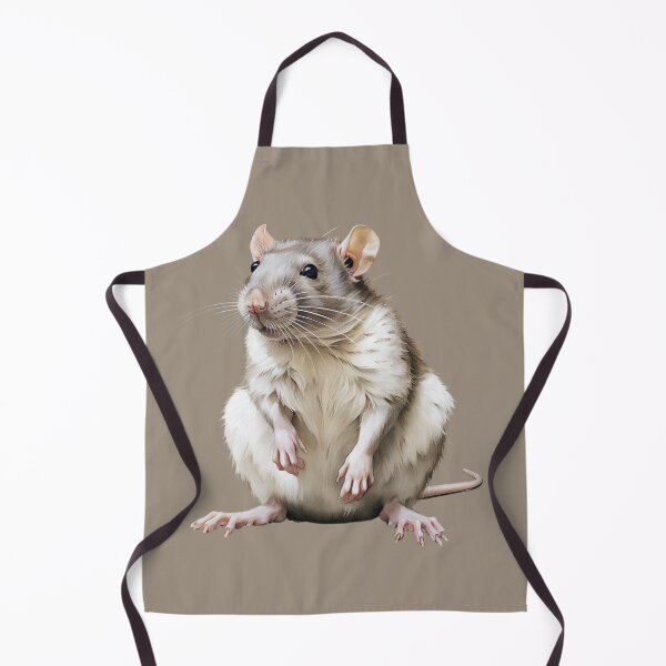Artikelvorschau, Aquarellratte, Flauschige Ratte, entworfen und verkauft von Lil-Satu.