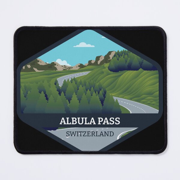 Item preview, Albula Pass Road in Switzerland designed and sold by AestheticColor.