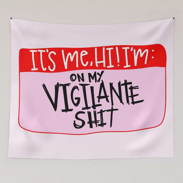 Item preview, Vigilante shhhh designed and sold by obliviate.