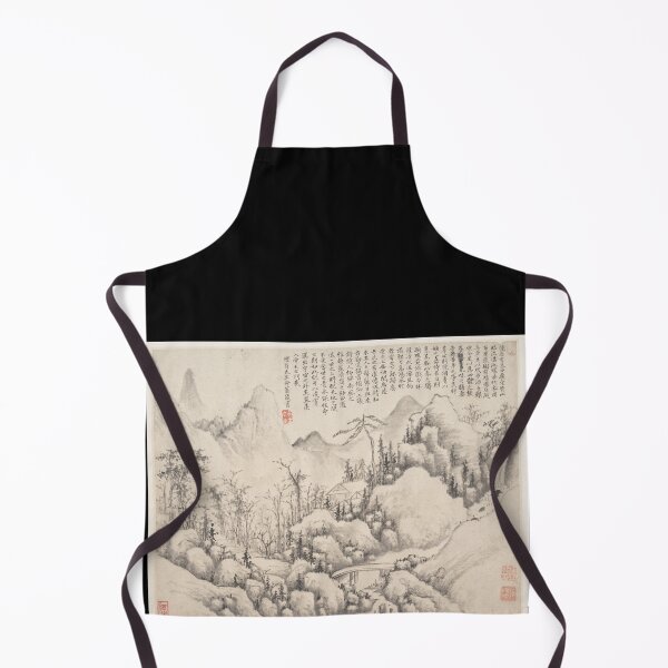 Item preview, Zhou Lianggongs Serene Landscape: Mountain Retreat designed and sold by EmeraldeaArt.