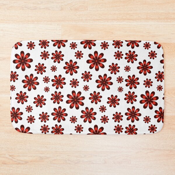 Item preview, Red and White Flowers Theme designed and sold by Felipe G Studio.