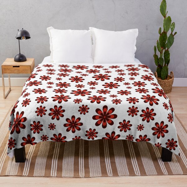 Item preview, Red and White Flowers Theme designed and sold by Felipe G Studio.