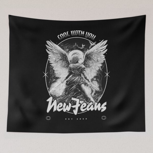 Item preview, New jeans newjeans cool with you typography bunny tokki | Morcaworks designed and sold by Morcawork.