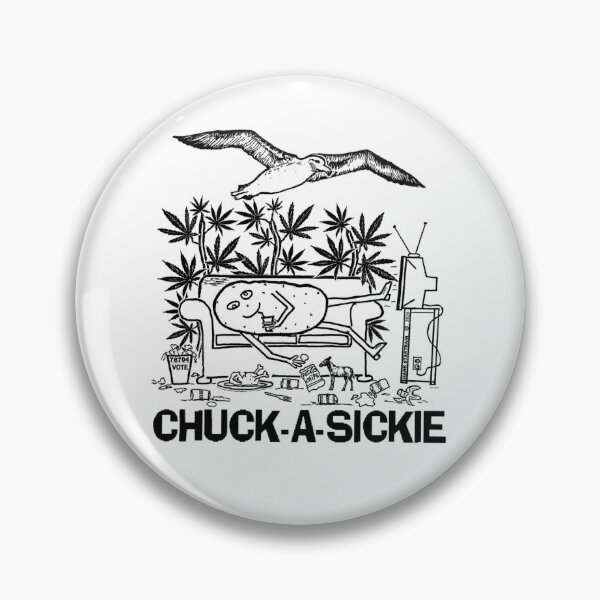 Item preview, CHUCK-A-SICKIE ~ COUCH POTATO ~ (V-7-227) designed and sold by RodeoMalibu.