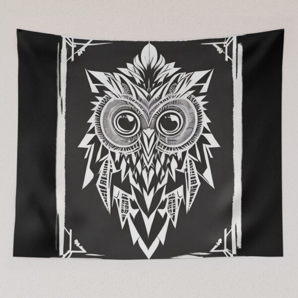 Item preview, Owl - geometric portrait. designed and sold by SaraSumi.