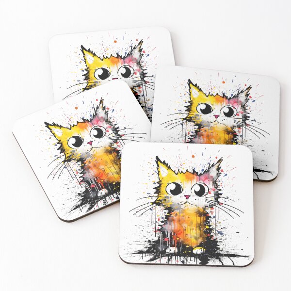 Item preview, Little Cat Spotted with Colors. designed and sold by popa-che.