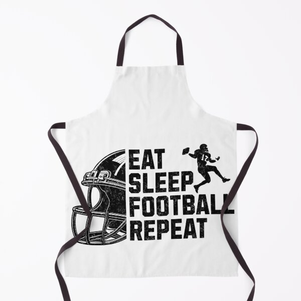 Item preview, Eat Sleep Football Repeat designed and sold by Wanutcha Manochai.