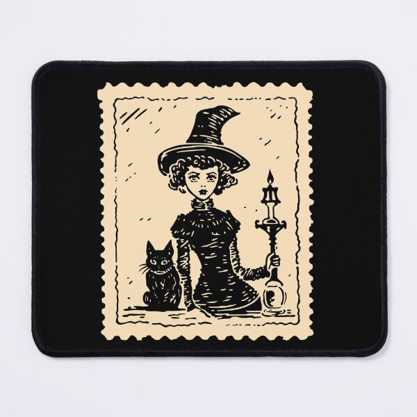 Item preview, Vintage Witch and Cat designed and sold by daianaart.