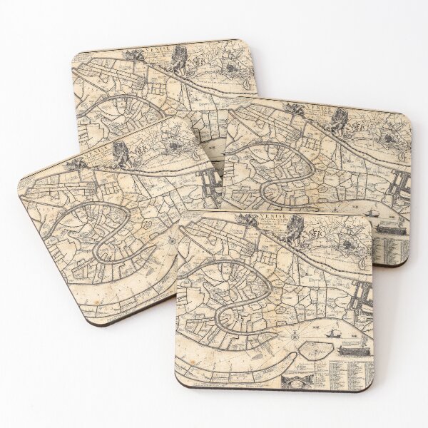 Item preview, Map of Venice by Nicolas de Fer 1725 designed and sold by Francespoppy.
