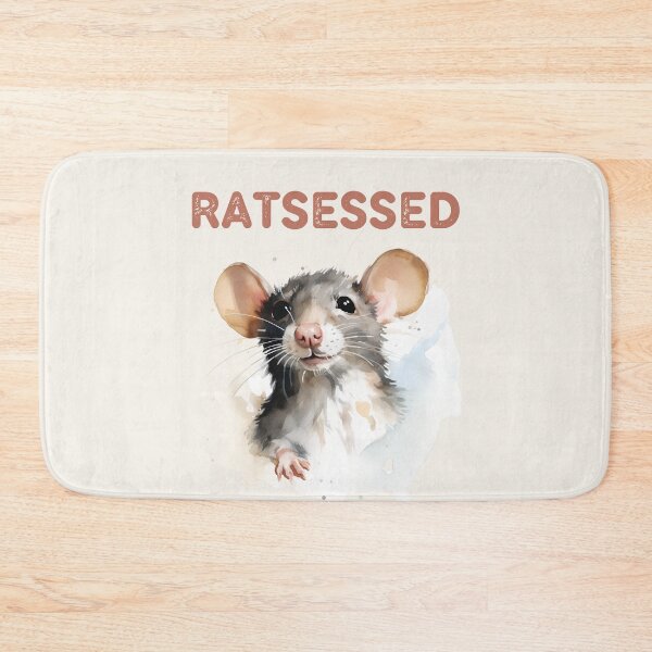 Artikelvorschau, Aquarellratte, Flauschige Ratte, Ratsessed entworfen und verkauft von Lil-Satu.