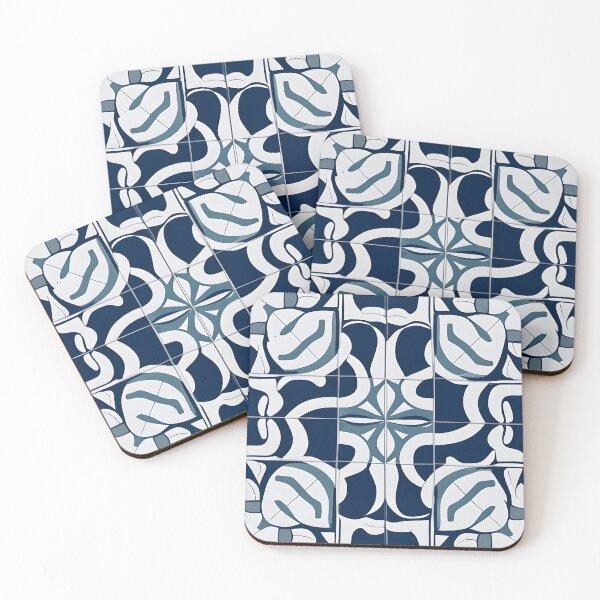 Item preview, Abstract Nautical Tile Pattern designed and sold by homestylemarket.