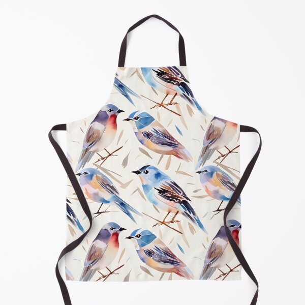 Item preview, Sparrow Pattern  Watercolor Abstract Geometric Birds designed and sold by LynZorHome.