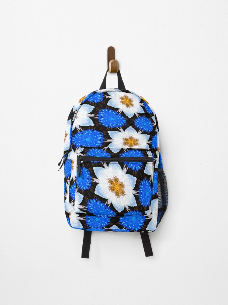 Thumbnail 1 of 3, Backpack, Cosmos Flower Patterns designed and sold by Patternflower.