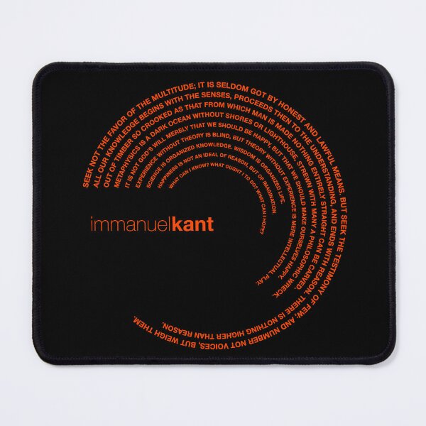 Item preview, Immanuel Kant quotes. (orangered) designed and sold by CMYKStudio.