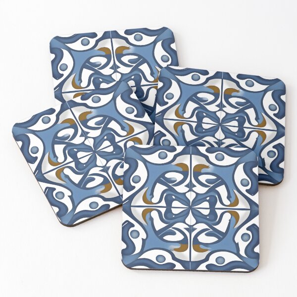 Item preview, Abstract Nautical Tile Pattern designed and sold by homestylemarket.