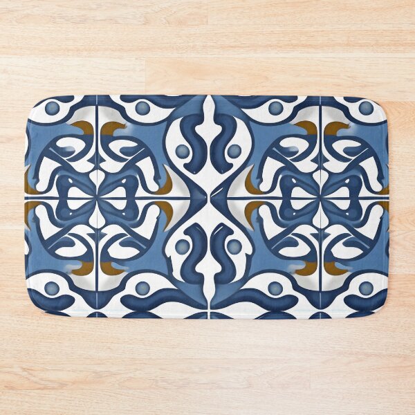 Item preview, Abstract Nautical Tile Pattern designed and sold by homestylemarket.