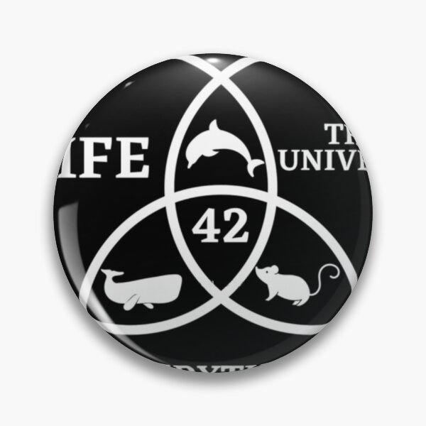 Item preview, 42 Answer to Life Universe and Everything Don't Panic designed and sold by DoloresEspinoza.