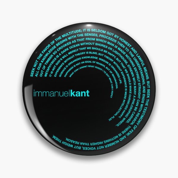 Item preview, Immanuel Kant quotes. (aqua) designed and sold by CMYKStudio.