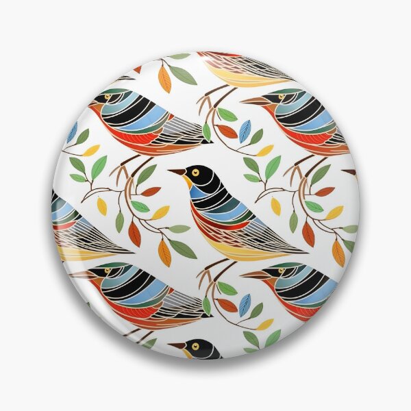 Item preview, Sparrow Pattern Abstract Geometric Birds designed and sold by LynZorHome.