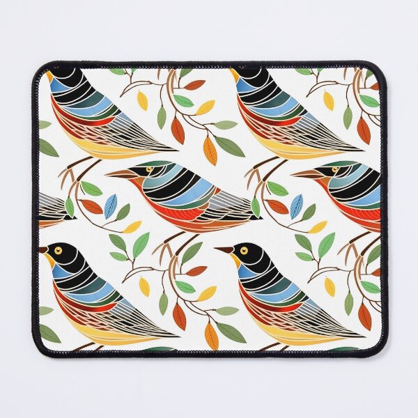 Item preview, Sparrow Pattern Abstract Geometric Birds designed and sold by LynZorHome.
