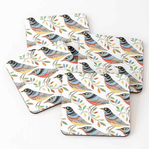 Item preview, Sparrow Pattern Abstract Geometric Birds designed and sold by LynZorHome.