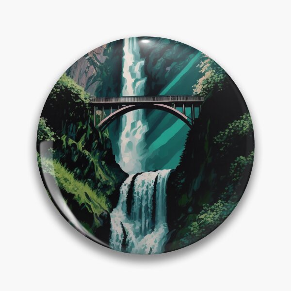 Item preview, Multnomah Falls Digital Art designed and sold by LilburnDesign.