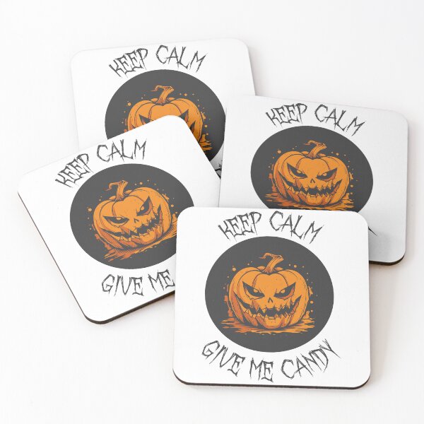 Item preview, Halloween - pumpkin - Keep Calm and give me candy designed and sold by JemsD.