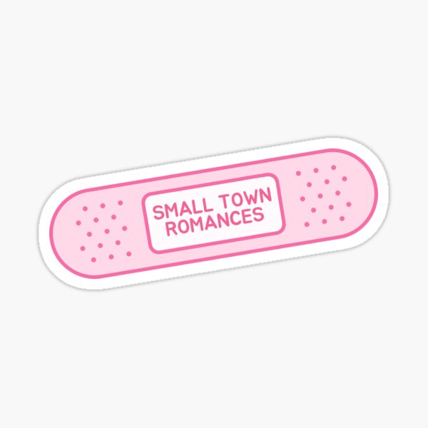 Item preview, bookish bandage pink small town romance  designed and sold by catdiasart.