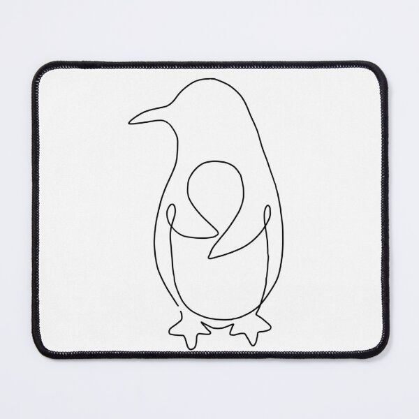 Item preview, Penguin line art designed and sold by adesignworld.