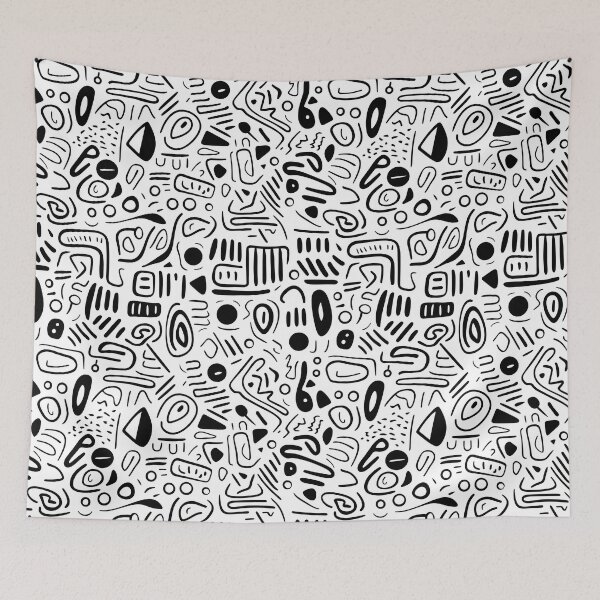 Item preview, Doodle Art Pattern designed and sold by SamDoesDesign.