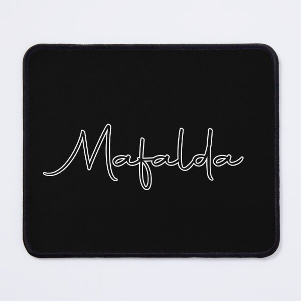 Item preview, Mafalda Cursive Name Label (Black) designed and sold by NafilNafiz.