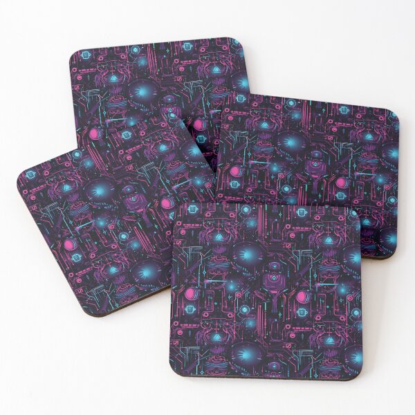 Item preview, Halloween / Cyberpunk pattern designed and sold by MidArtForge.