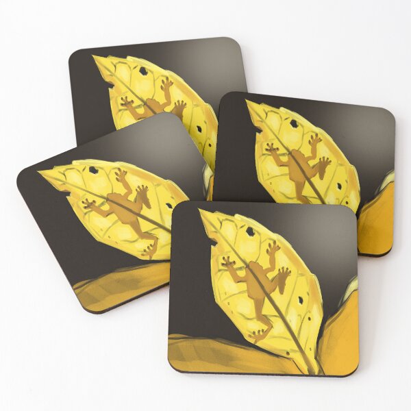 Item preview, Frog through a leaf  designed and sold by Erikko.