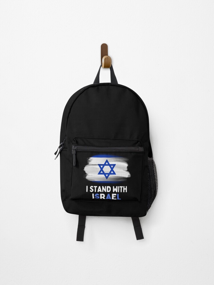Thumbnail 1 of 3, Backpack, I Stand With Israel designed and sold by StickerSparkle.