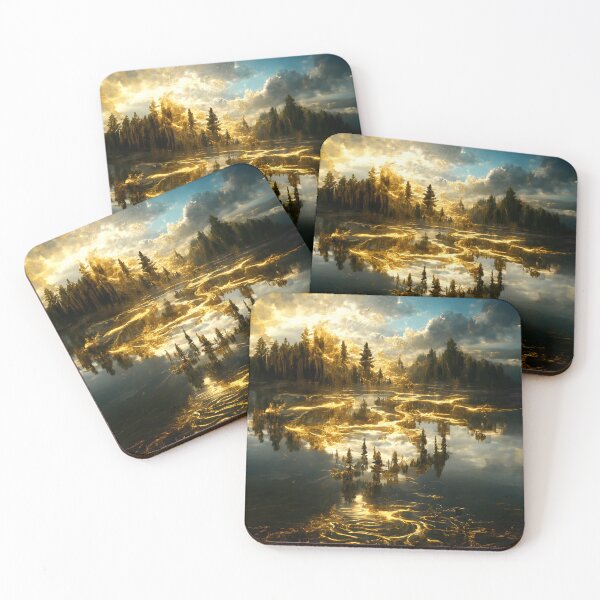 Item preview, Golden Fantasy River  designed and sold by ManuelAndreas.