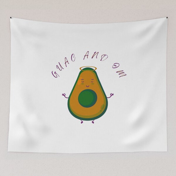 Item preview, Avocado yoga meditation relaxing 03 designed and sold by creativerooney.