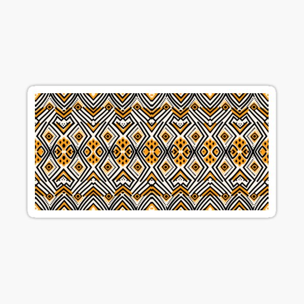 Ethnic abstract ikat art,colorful seamless pattern in tribal,folk embroidery,colorful ethnic pattern Sticker