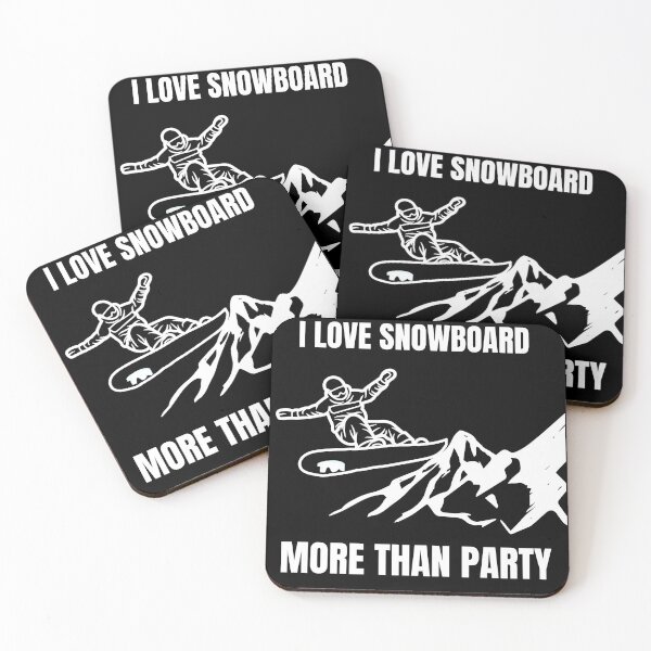 Item preview, I Love Snowboard More Than Party Gifts For Winter Sports Lover designed and sold by Imaginefun.