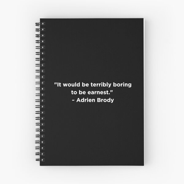 Item preview, Adrien Brody Quote designed and sold by adelferhat.