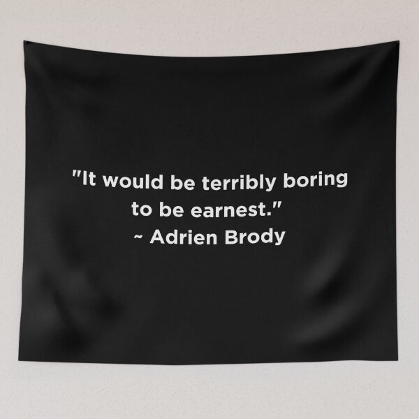 Item preview, Adrien Brody Quote designed and sold by adelferhat.