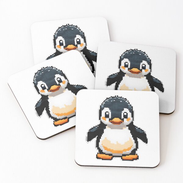Item preview, Cute pixel penguin  designed and sold by mancikart.