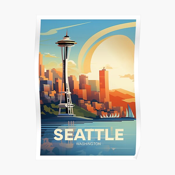 Shawn Kemp Poster Seattle Supersonics Art Print Minimalist 