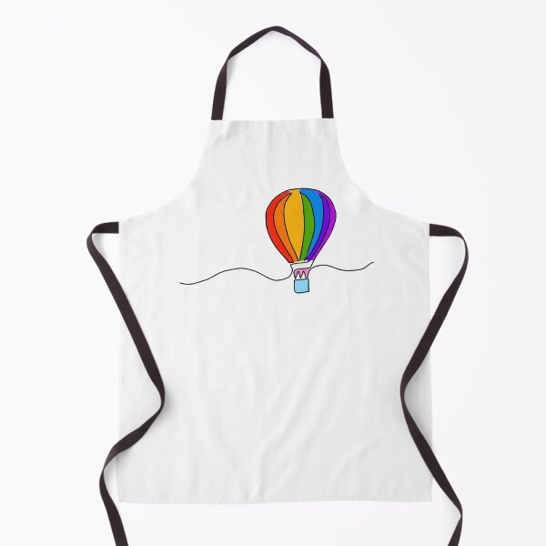 Item preview, Rainbow prideful hot air balloon designed and sold by adesignworld.